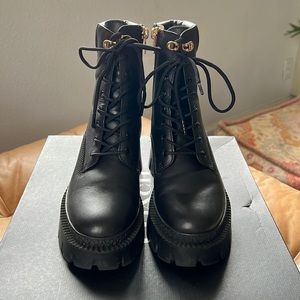 Coach Black Leather Boots